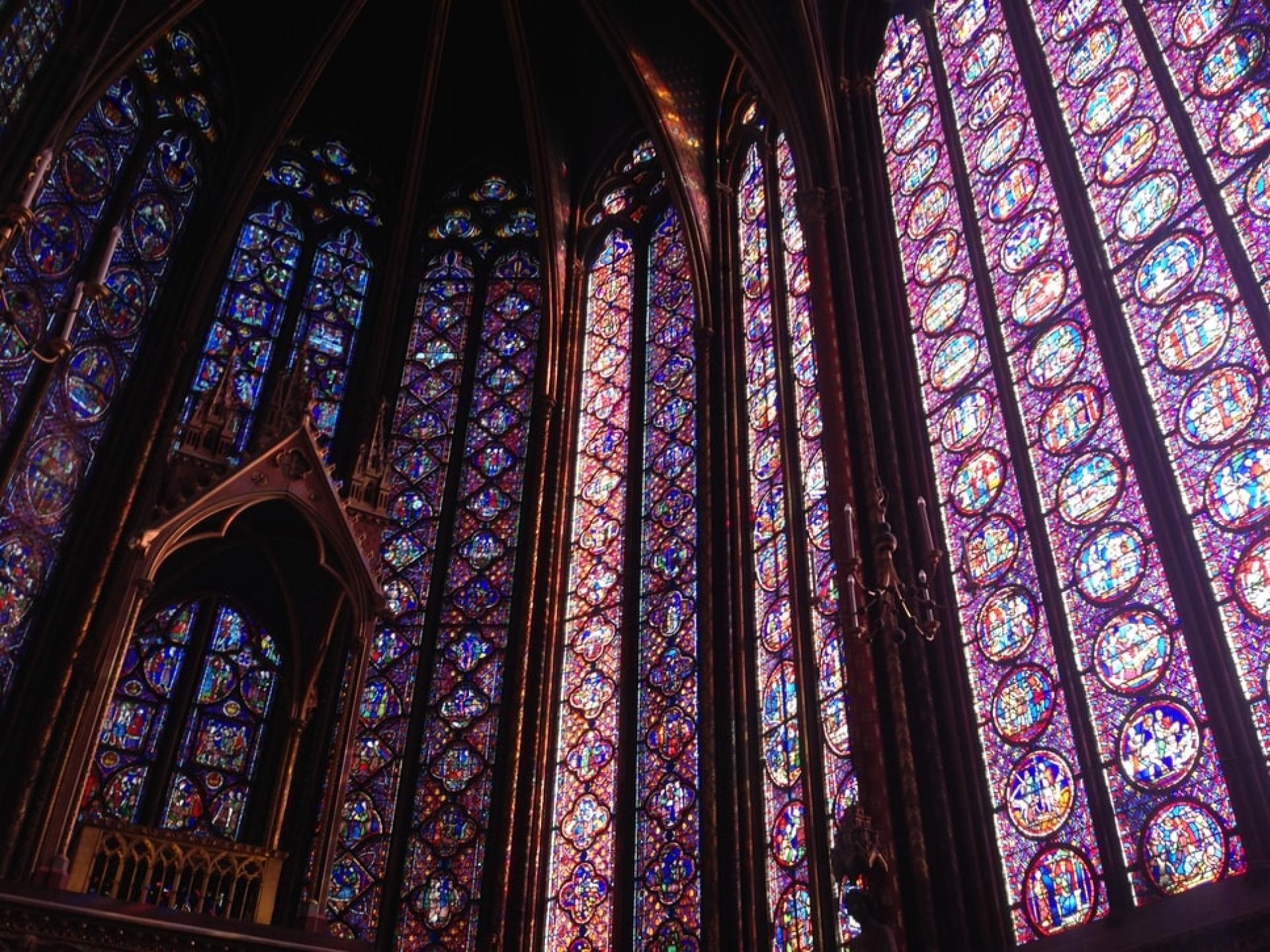 The Sainte Chapelle; a glass cathedral and a masterpiece of Gothic architecture